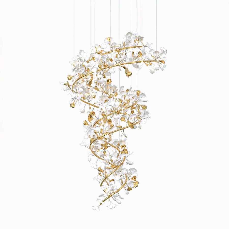 Ginkgo Chandelier Q - Oasislives