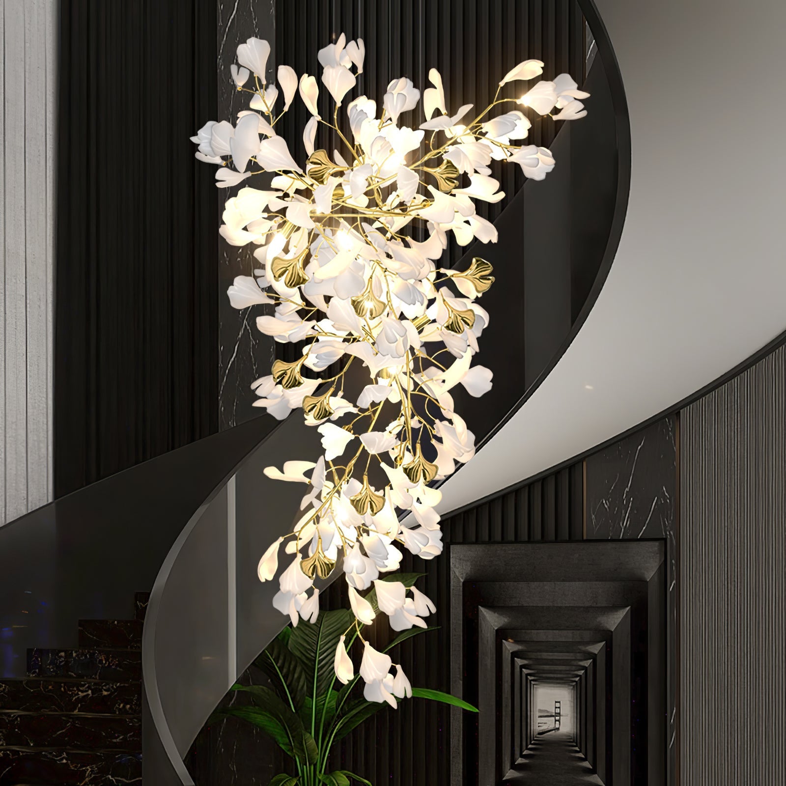 Ginkgo Chandelier Z