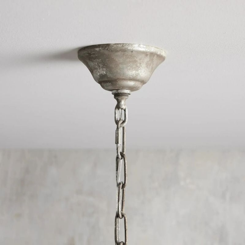 Gothic Viticcio Rectangular Chandelier 52 " 61" 71"- Silver