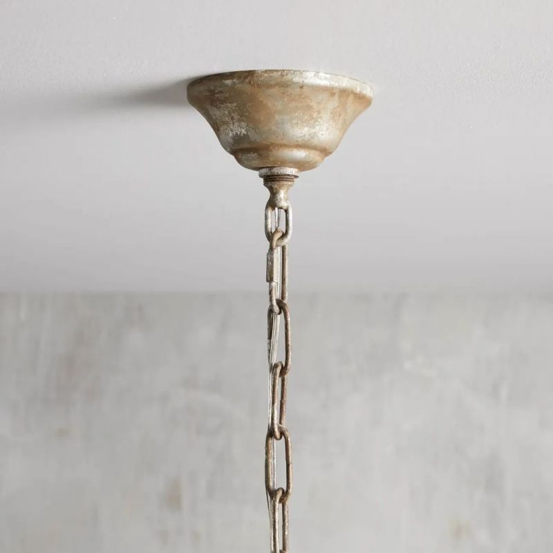 Gothic Viticcio Round Chandelier 40"-Silver