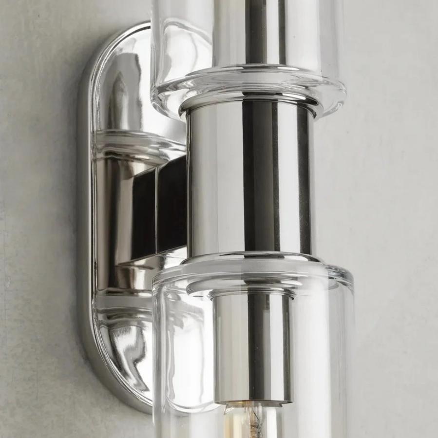 Harlin 2-Light Wall Sconce in Clear-Vancei
