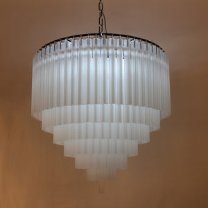 5-Tier Apex Rhys Frost Crystal Fringe Chandelier-Vancei
