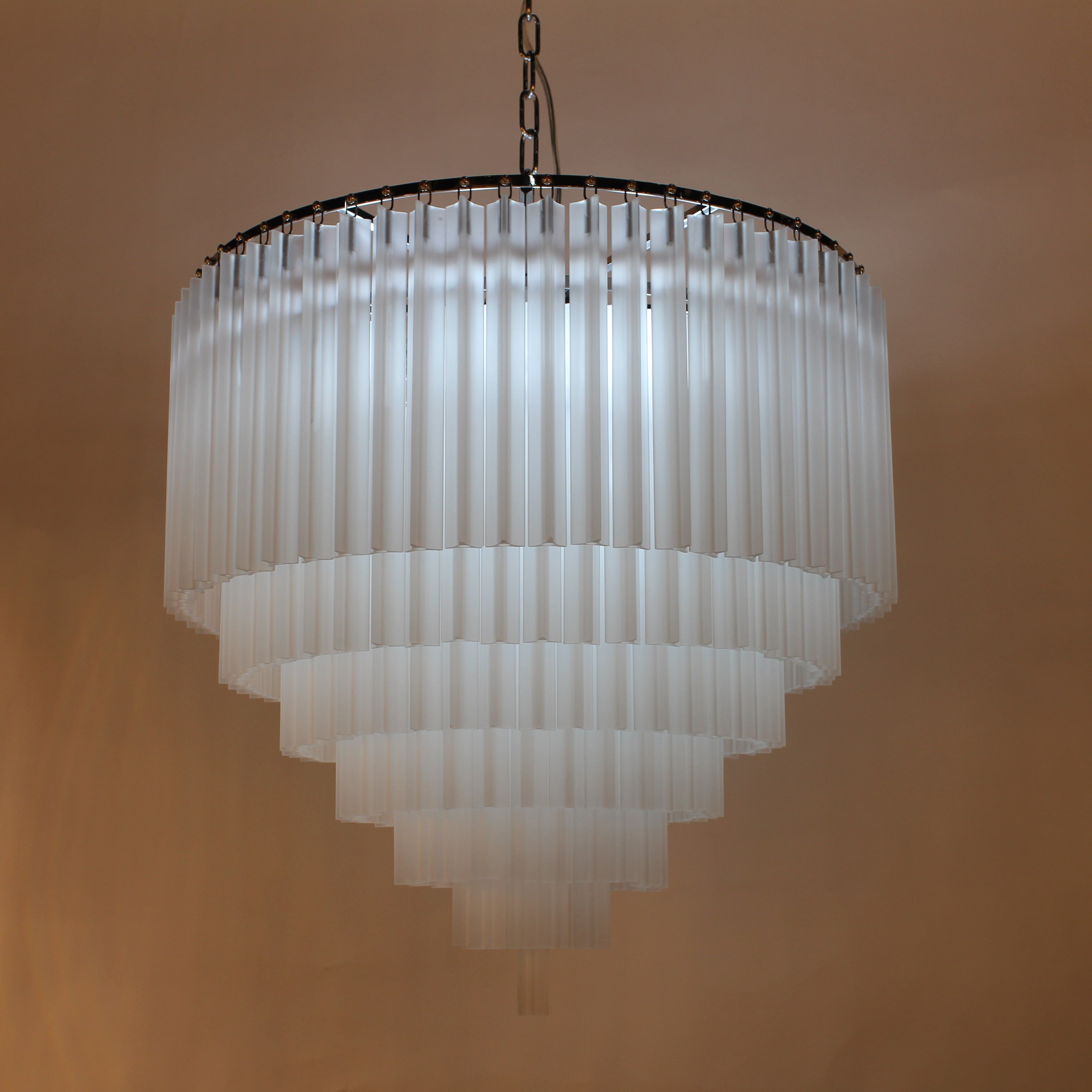5-Tier Apex Rhys Frost Crystal Fringe Chandelier-Vancei