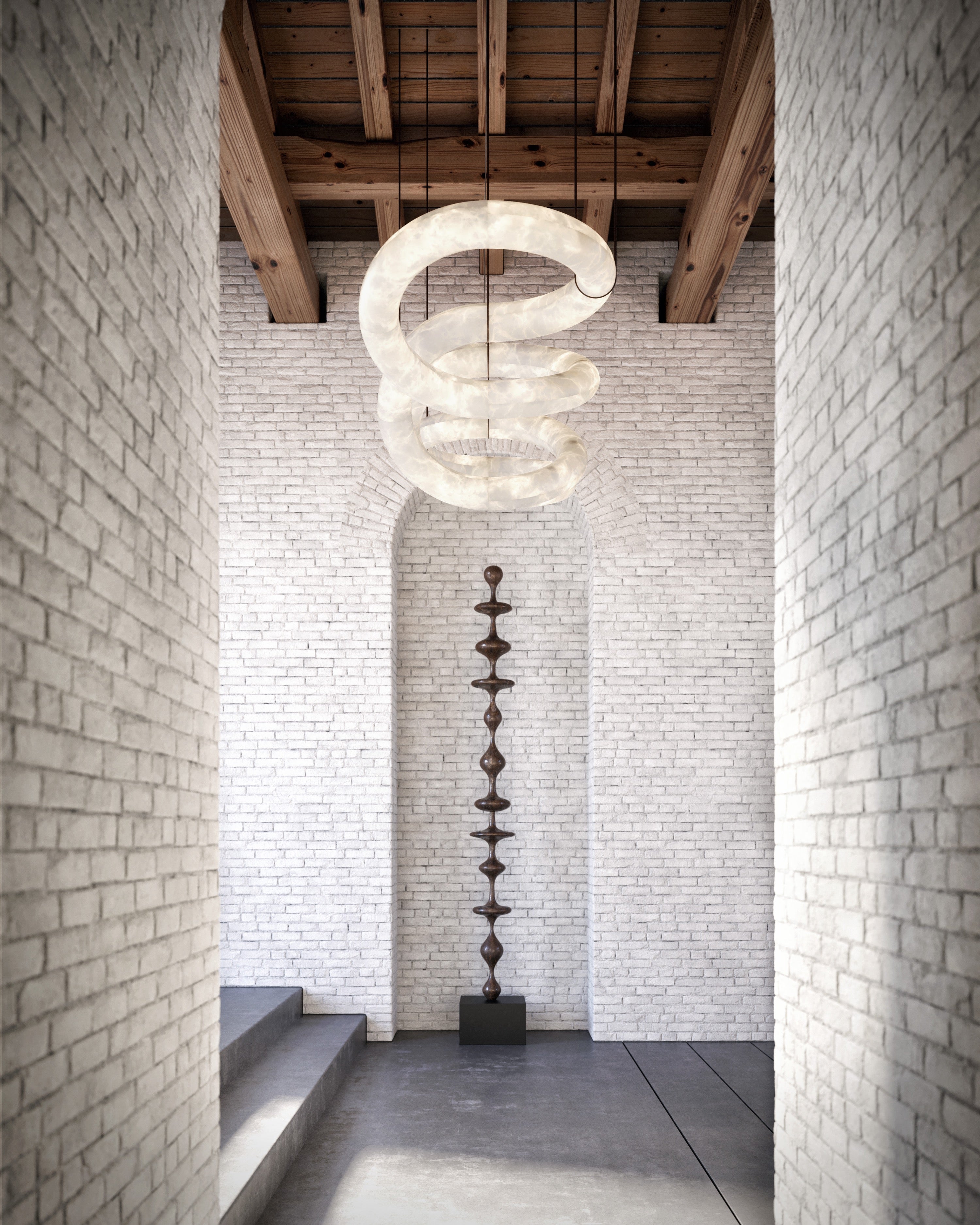 Glacera Designer Inspired Alabaster Chandelier Light For Living Room 35'' 55'' 56'' 70'' 96''W
