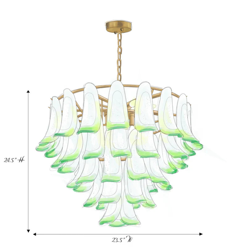 MARIELLE PETAL CHANDELIER