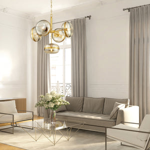 Norako Glass Pendant 5-Light