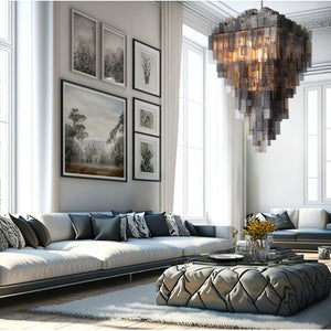 Altesa Square Glass Chandelier 46-Light