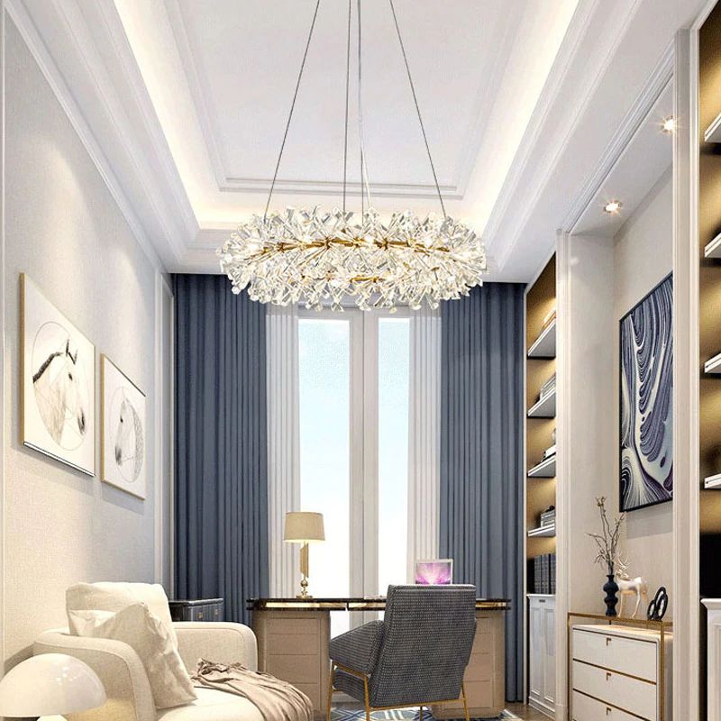 Isabel Ring Crystal Chandelier-Vancei