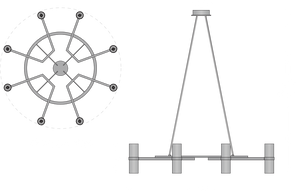 Voltaire Circular Chandelier