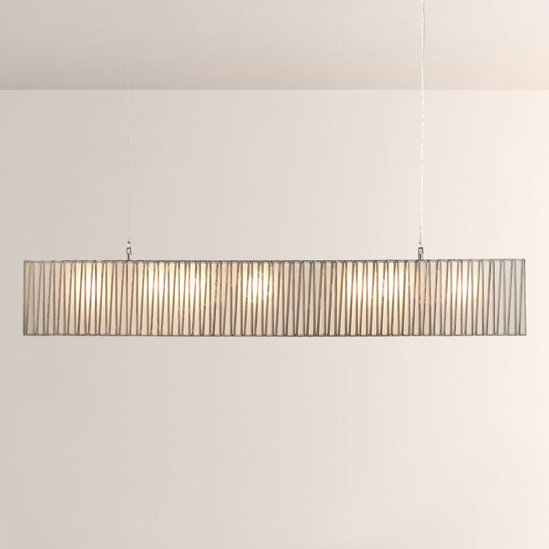Junit Glass Rectangular Chandelier-Vancei