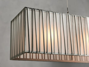 Junit Glass Rectangular Chandelier-Vancei