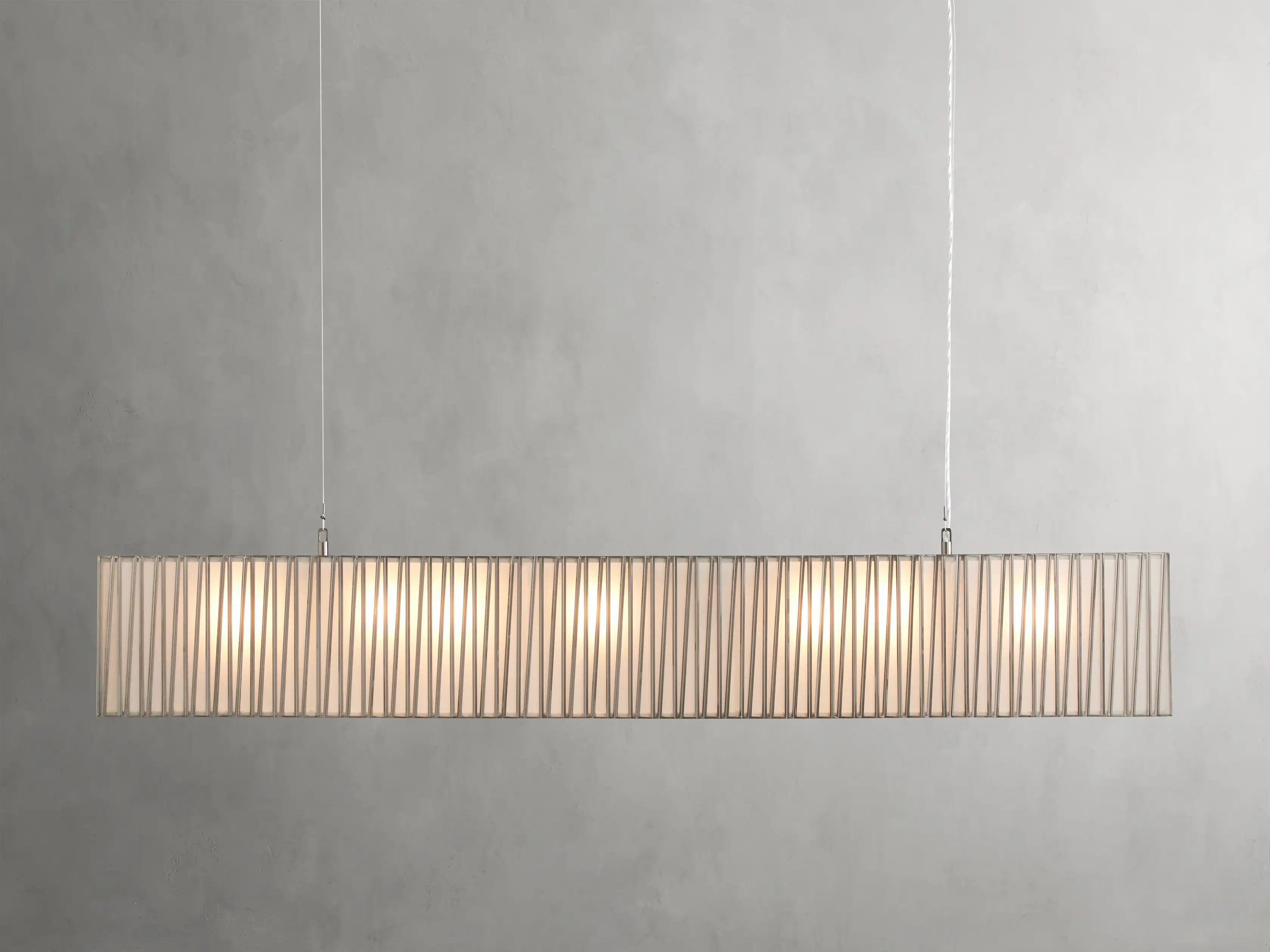 Junit Glass Rectangular Chandelier-Vancei