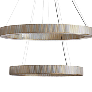 Junit Glass  2-Tier Round Chandelier-Vancei