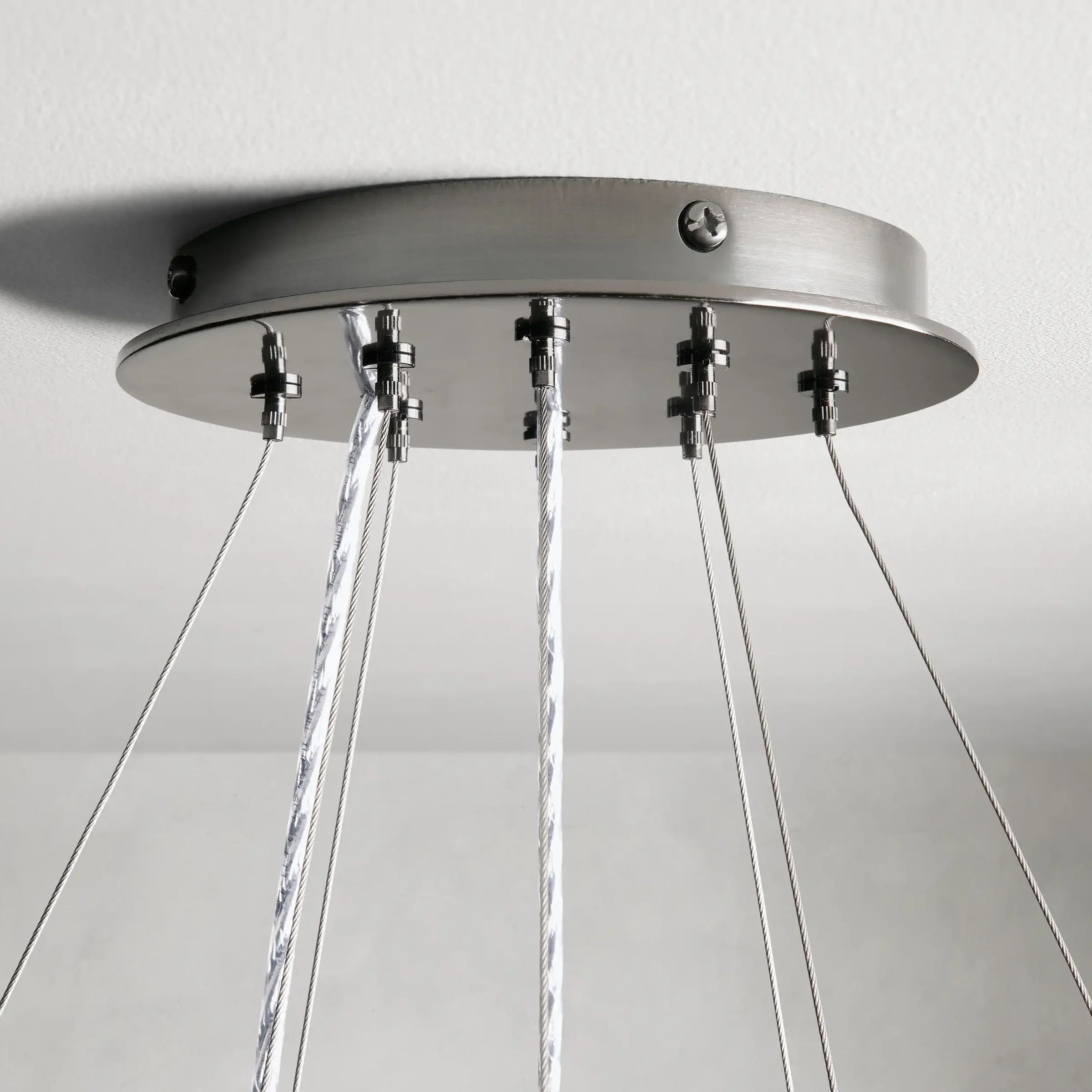 Junit Glass  2-Tier Round Chandelier-Vancei