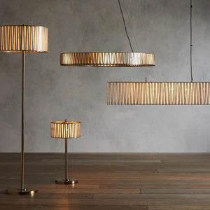 Junit Glass  Floor Lamp-Vancei