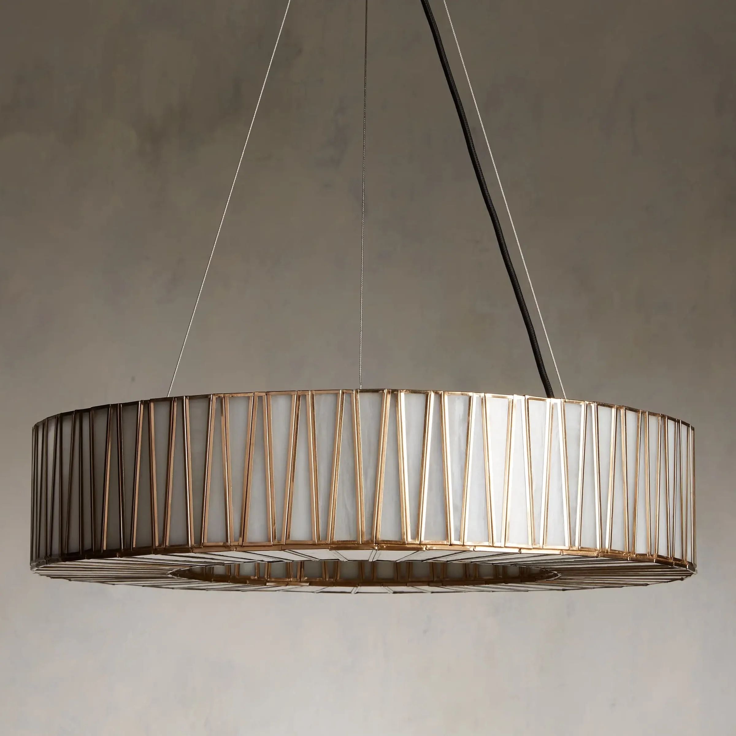 Junit Glass  Round Chandelier-Vancei