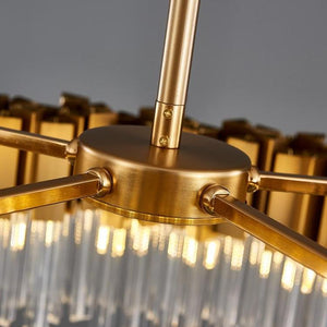 Kubica Oval Crystal Chandelier-Vancei