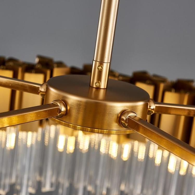 Kubica Oval Crystal Chandelier-Vancei