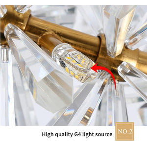 Kylia Long Crystal Chandelier-Vancei