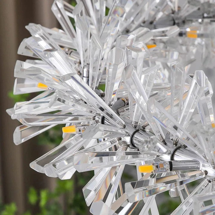 Kily Crystal 2-tier Round  Chandelier-Vancei