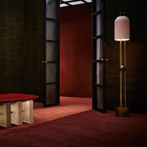 Lantern Glass Floor Lamp