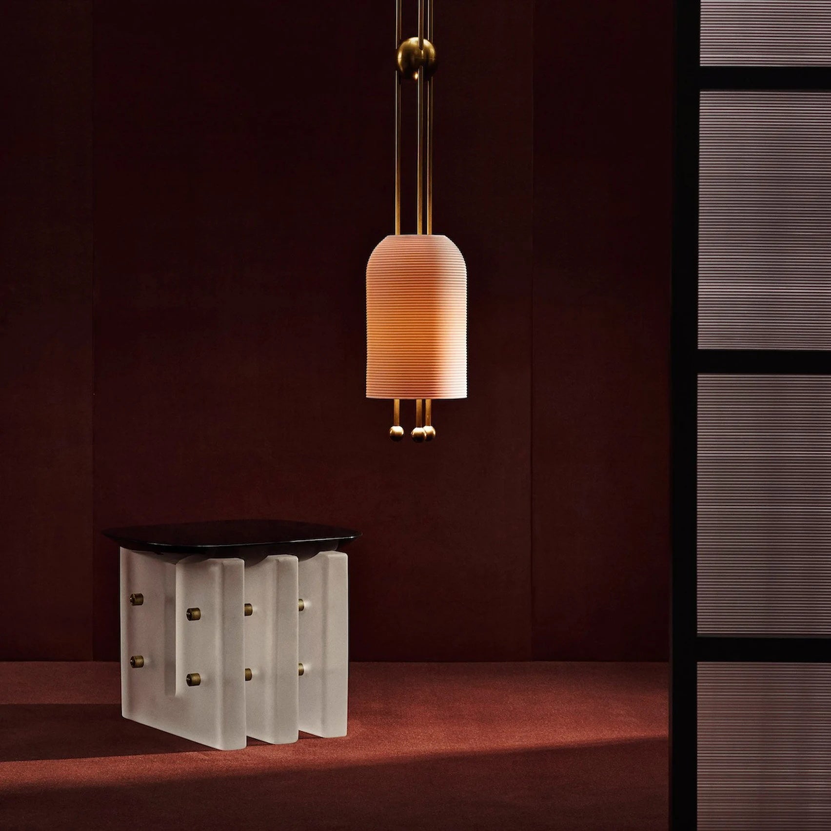 Lantern Glass Pendant Lamp