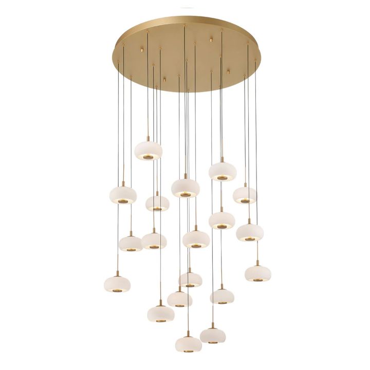 Lanterns 19 Light Round LED Chandelier-Vancei