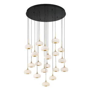 Lanterns 19 Light Round LED Chandelier-Vancei
