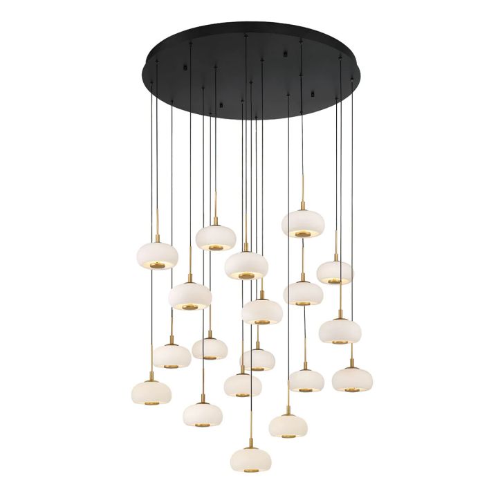 Lanterns 19 Light Round LED Chandelier-Vancei