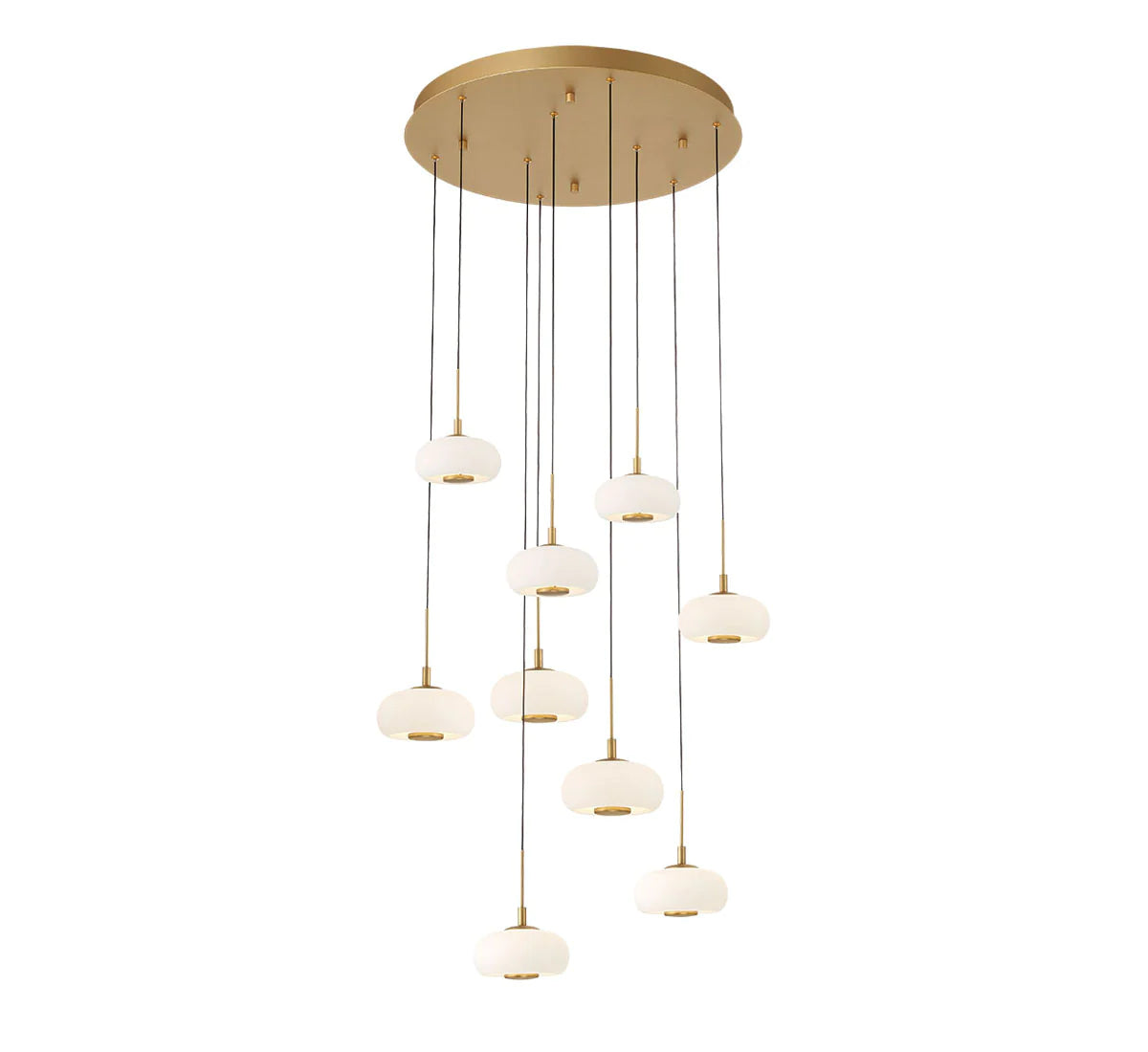 Lanterns 9 Light Round LED Chandelier-Vancei