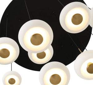 Lanterns 9 Light Round LED Chandelier-Vancei