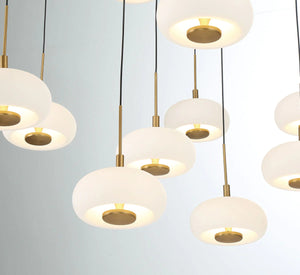 Lanterns 9 Light Round LED Chandelier-Vancei