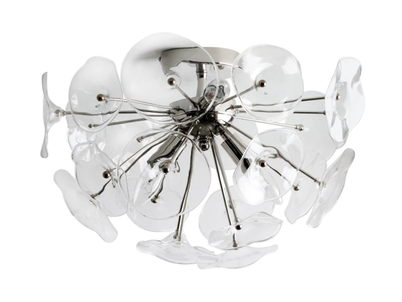 Lili  Glass Flush Mount-Vancei