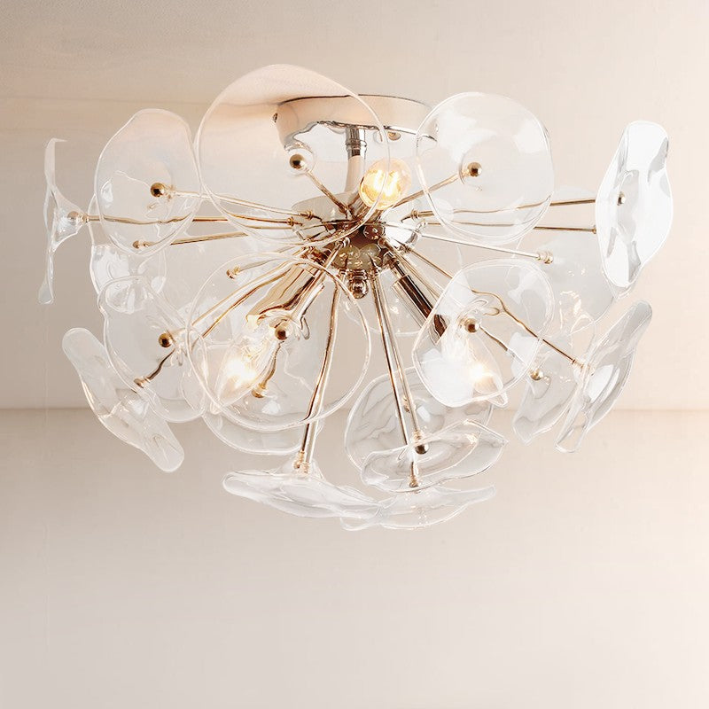 Lili  Glass Flush Mount-Vancei