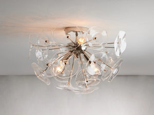 Lili  Glass Flush Mount-Vancei