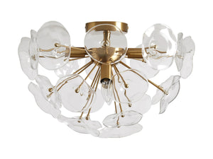 Lili  Glass Flush Mount-Vancei