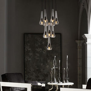 Microphone Round Crystal Chandelier (10 lights)