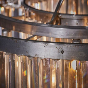 Litah Glass Round Chandelier