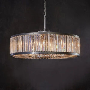 Litah Glass Round Chandelier