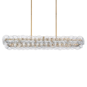 Loren Linear Glass Chandelier