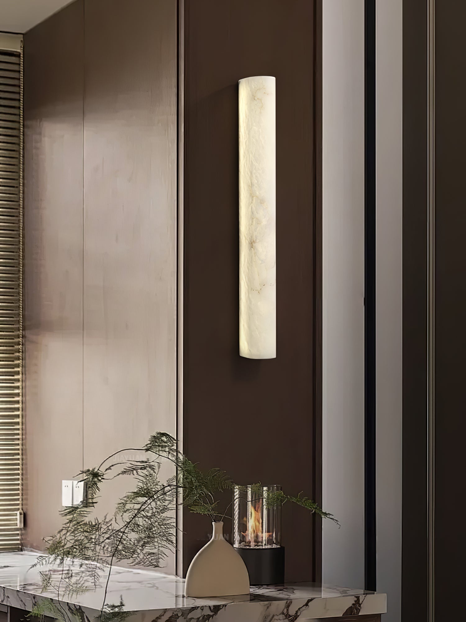 Luminara Alabaster Wall Sconce - Oasislives