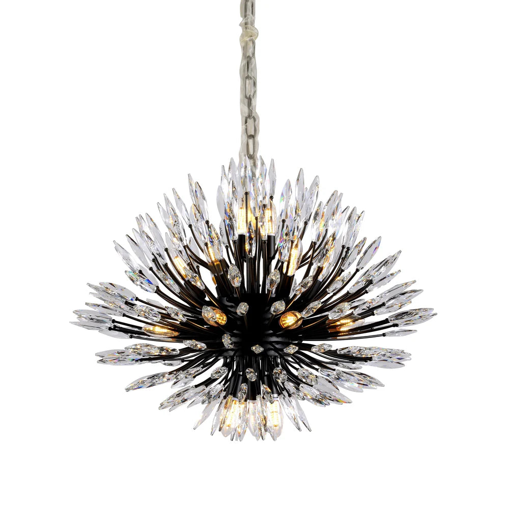Lily Starburst Crystal Sputnik Chandelier-Vancei