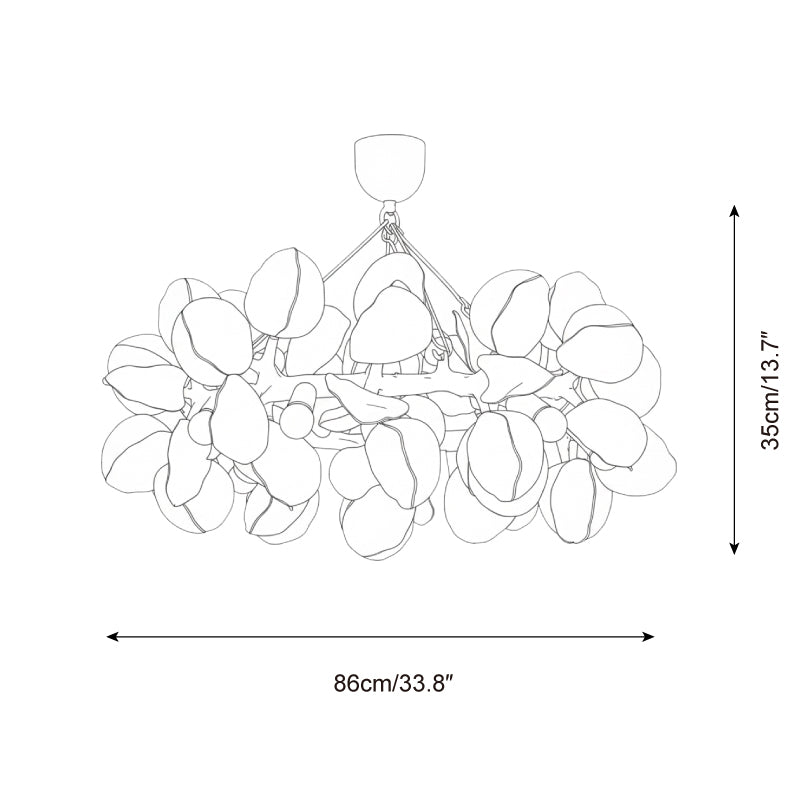 Magnolia Crown Chandelier