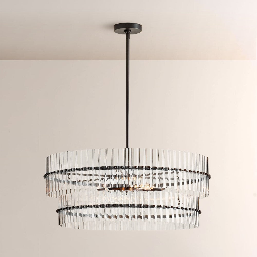 Marlly Glass  Round Chandelier-Vancei