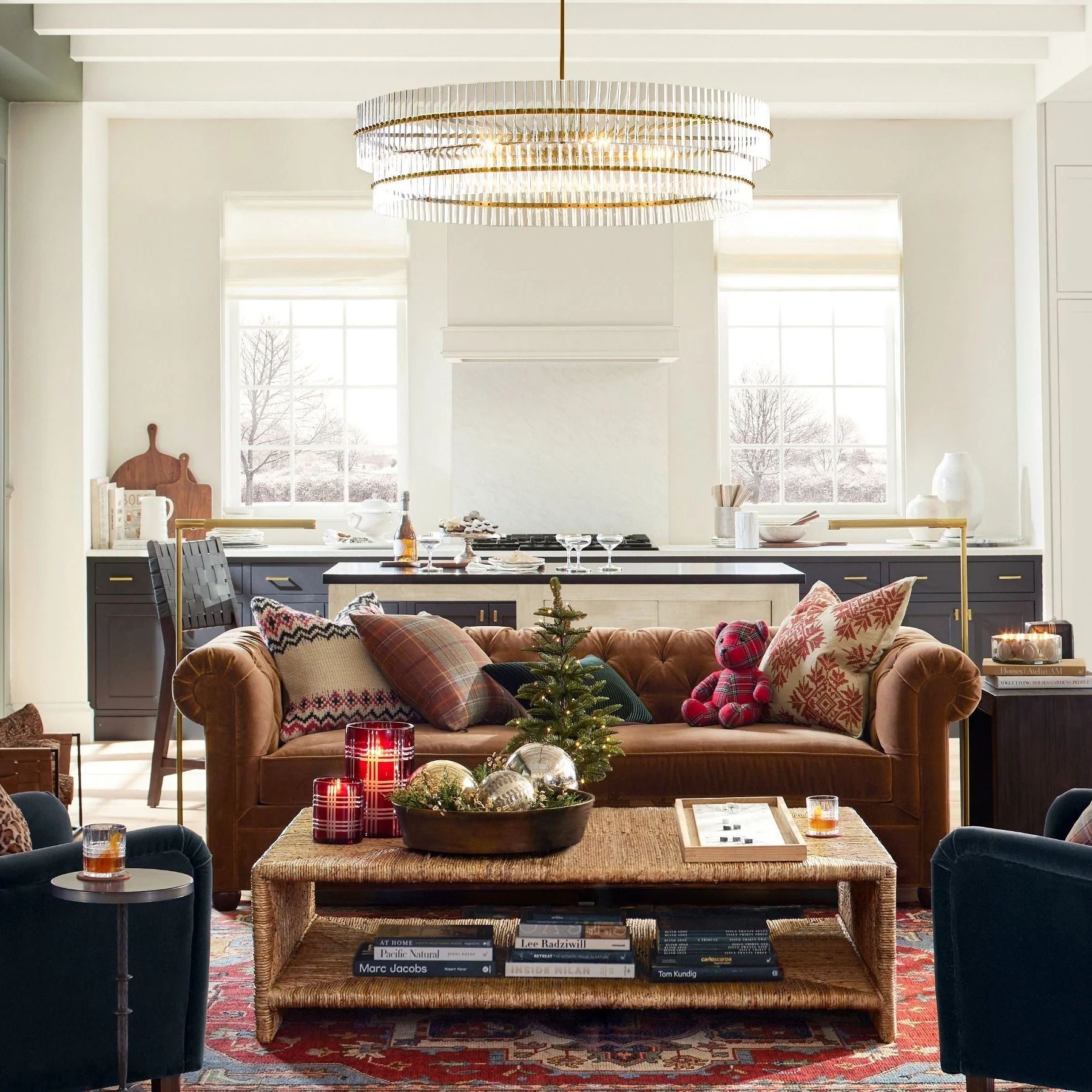Marlly Glass  Round Chandelier-Vancei