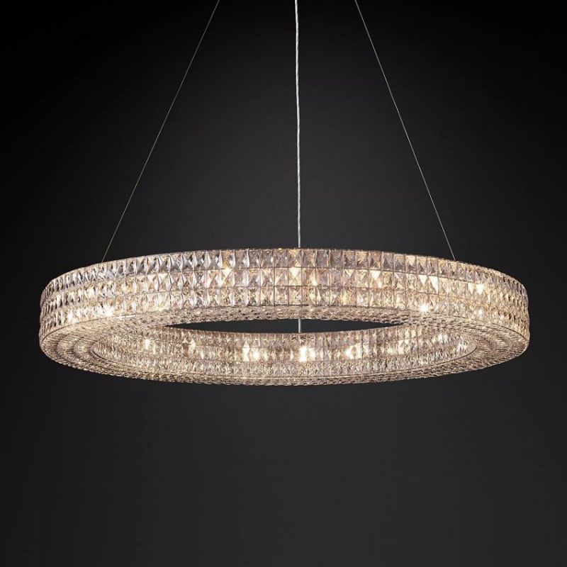 Medicis Crystal Round Chandelier-Vancei