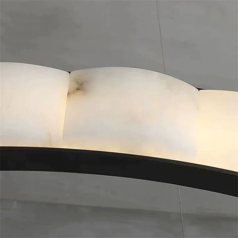 Alabaster Cloudy Chandelier-Vancei
