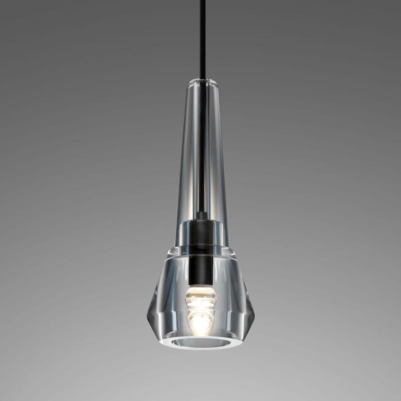 Microphone Lead Crystal Pendant Light-Vancei