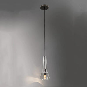 Microphone Lead Crystal Pendant Light-Vancei