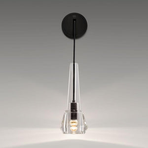 Microphone Lead Crystal Wall Sconce-Vancei